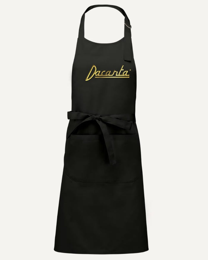 Delantal largo con bolsillo personalizado con logo bordado