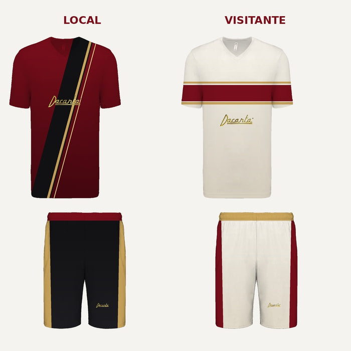 Pack Temporada: local + visitante + pantalón – diseño fullprint Dacarta