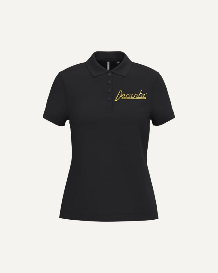 Polo piqué mujer personalizado con logo bordado
