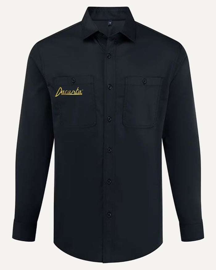 Camisa de servicio unisex personalizada con logo bordado
